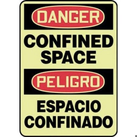Accuform BILINGUAL OSHA DANGER Safety Sign SBMLCS200GF SBMLCS200GF